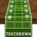 4 x Nepnuser American Football Court Table Runner Touch Down Football Birthday Party Decoration Boy Sport Farmhouse Home Dining Room Kitchen Table Decor (13" x 90")