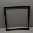 MCS Canvas Float Frames 16x20 Canvas Black Frame, Vertical & Horizontal Wall Hanging Large for Canvas Paintings (1-Pack)