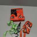 CRAFTSMAN CMXAZBS15004 Black/Red 1" x 12' Ratchet Tie Down Straps - Light/Mid-Weight Duty (1500 lb Break Strength), 4 Pack