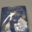 Whaline 80 Pack Winter Snowflake Paper Napkins Christmas Disposable Napkins Blue Gold Xmas Luncheon Dinner Napkins for Party Supplies Table Decor, 6.5 x 6.5 Inch