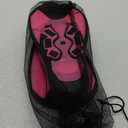 Swim Fins,Short Snorkel Fins Travel Size Flippers for Snorkeling Diving Swimming Adult Men Women (S(MEN:5.5-7;WOMEN:6.5-8), Rose Red)