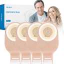 20 PCS Colostomy Bags, One Piece Drainable Ostomy Pouch with Closure for Ileostomy Stoma Care, Ostomy Supplies, Ileostomy Supplies, Cut-to-Fit, Max 60 Mm
