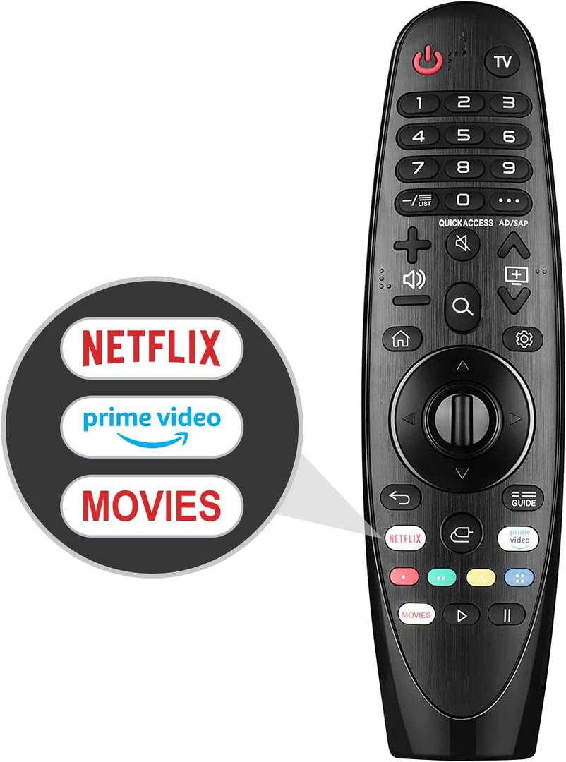 Universal Remote Control for LG Smart TV Magic Remote Compatible with All Models of LG TVs (NO Voice Function No Pointer Function)