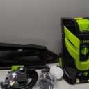 Pressure Washer, Power Washer with 4 Quick Connect Nozzles, High Pressure Cleaning Machine with Foam Cannon for Cars/Fences/Driveways/Patios/Home Cleaning (Green)