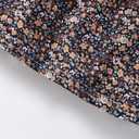 Kid Toddler Girl Fall Dress+Cardigan 2 Piece Floral/Plaid Sleeveless Dress and Cardigan Set 2-14Y (Brown)