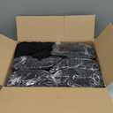 Fitted Tablecloth for 6 Foot Rectangle Tables-6 Pack Black Elastic Outdoor Picnic Table Cover-Spandex Stretch Folding Table Cloths 6 ft for Camping Dining Room Patio Kitchen Banquet Party