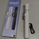 TONEOF 68" Magnetic Selfie Stick Tripod with Aluminum Strong Magnetic Holder for Magsafe, 360 Rotatable Travel Phone Tripod Stand with Metal Ring & Rechargeable Remote for iPhone/Android (Beige/Gray)