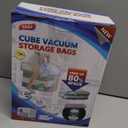 TAILI Vacuum Storage Bags 4 Pack, Extra Large Cube (40x28x18x18 Inch), Supe Jumbo Vacuum Seal Bags for Bedding Comforter, Blanket, Closet Space Saving