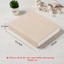 Pssoss Photo Album 8x10 with Writing Space Linen Cover 8x10 Photo Album Book Holds 30 Photos Ideal for Wedding Theme-Album and Baby Photo Albums (Beige,30 Pockets)