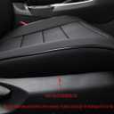EKR Rav4 Seat Covers Custom Fit for Toyota Rav4(Gasoline) 2019 2020 2021 2022 2023 2024 2025 LE/XLE/XLE Premium/Limited,Leather Car Seat Cover Full Set for SUV,Faux Leather(Black)