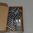 20 Pcs Ceiling Flange Hangers for 3/8" Threaded Rod Plate Ceiling Hangers Flanges Threaded Rod DIY Plumbing, Galvanized Ceiling Flange Hanger Plate Industrial Decor Project for Wall Mounting