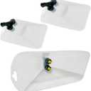 Drift Guard with Flat Sprayer Nozzle,Prevents Drift of Fine Droplets,for Use with Backpack Sprayer Small Drift Guard (2 Nozzles, 3PCS)