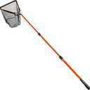 Fiblink Folding Aluminum Fishing Landing Net Fish Net with Extending Telescoping Pole Handle