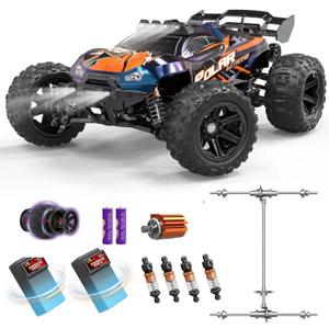 1:14 Remote Control Car, Camera Alloy Off Road RC Truck 4WD High Speed Fast Racing Electric Hobby Toy Off Road 2.4Ghz All Terrain Monster Vehicle Truck for Boys Kids Xmas Birthday Gift14+