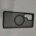 TORRAS Magnetic Shockproof for Samsung Galaxy S25 Ultra Case, Fit for MagSafe, 4X Military Grade Protection, Translucent Slim Case for Samsung S25 Ultra Case Anti-Fingerprint Anti-Scratch, Black