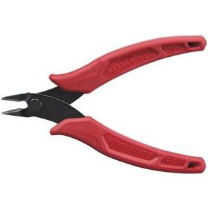 Klein Tools D275-5 Diagonal Flush Cutters, Made in USA, Micro Wire and Compact Zip Tie Cutter, Ultra-Slim Precision for Work in Confined Areas, 5-Inch, Pack of 2