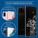LYWHL 2 Pack for Samsung Galaxy S20 Ultra Privacy Screen Protector, [Support Fingerprint ID] Anti-Spy Full Adhesive Flexible Film for Galaxy S20 Ultra 6.9" - Black