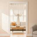 4PCS White Tension Curtain Rod 18-36 Inch Adjustable Curtain Rod No Drilling Tension Rods Small Spring Tension Curtain Rods, for Windows, Door And Closet. (With 4 Set Rod Holders)