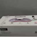 Heated Neck Stretcher with Red Light Therapy, Wireless Cervical Traction Device for TMJ Pain Relief and Shoulder Relaxer, Neck Traction Massager Pillow for Home/Office Use, Grey