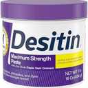 Desitin Maximum Strength Baby Diaper Rash Cream, 40% Zinc Oxide for Treatment, Relief & Prevention, Hypoallergenic, Phthalate- & Paraben-Free Paste, Protects Skin For Up To 12 Hours, 16 oz