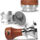 54mm Espresso Tamper Kit  Compatible with Breville Barista Express, Pro, Touch  Includes Grinder Trigger Dosing Funnel, Spring-Loaded Tamper, Distributor Tool & Puck Screen