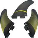 Final Game Master Full Carbon Fin Sets - High Performance Surfboard Fins - Compatible Fin Box - Ideal for Longboard and Shortboard Surfing