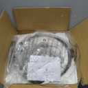 Black and Nickel Farmhouse Chandeliers for Dining Room Light Fixture, 4 Light Semi Flush Mount Ceiling Light Fixture Convertible Modern Hanging Pendant Light for Entryway Foyer Kitchen Island Bedroom