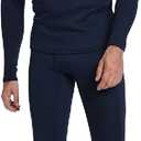 Thermal Underwear for Men Long Johns with Fleece Lined Base Layer Men Cold Weather Top Bottom, Size S