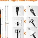 26FT Reach Light Bulb Changer for High Ceilings, 5-20FT Telescoping Pole