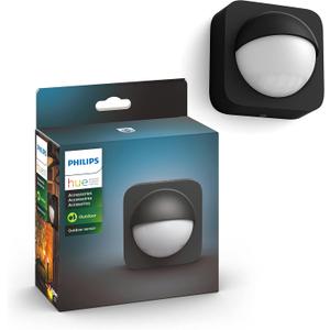 Philips Hue Outdoor Motion Sensor, 1 Pack, Automatic Dusk to Dawn, Sensor Turns Lights On When Motion is Detected, Requires Bridge, Works with Alexa, Google Assistant, and Apple HomeKit, Weatherproof