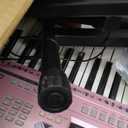 Eastar Electronic Keyboard Piano Kit 61 Key for Beginner Children, Digital E Piano with Stand, Bench, Music Stand and Microphone, Pink, Musical Instruments Gift for Kids