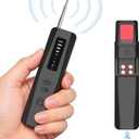 DREAMME Anti-Apy Upgraded Hidden Camera Detector -5 Modes RF Bug Sweeper Detector for GPS Trackers/Listening Devices, Portable Rechargeable with Vibration Alarm (Travel/Hotel/Home)