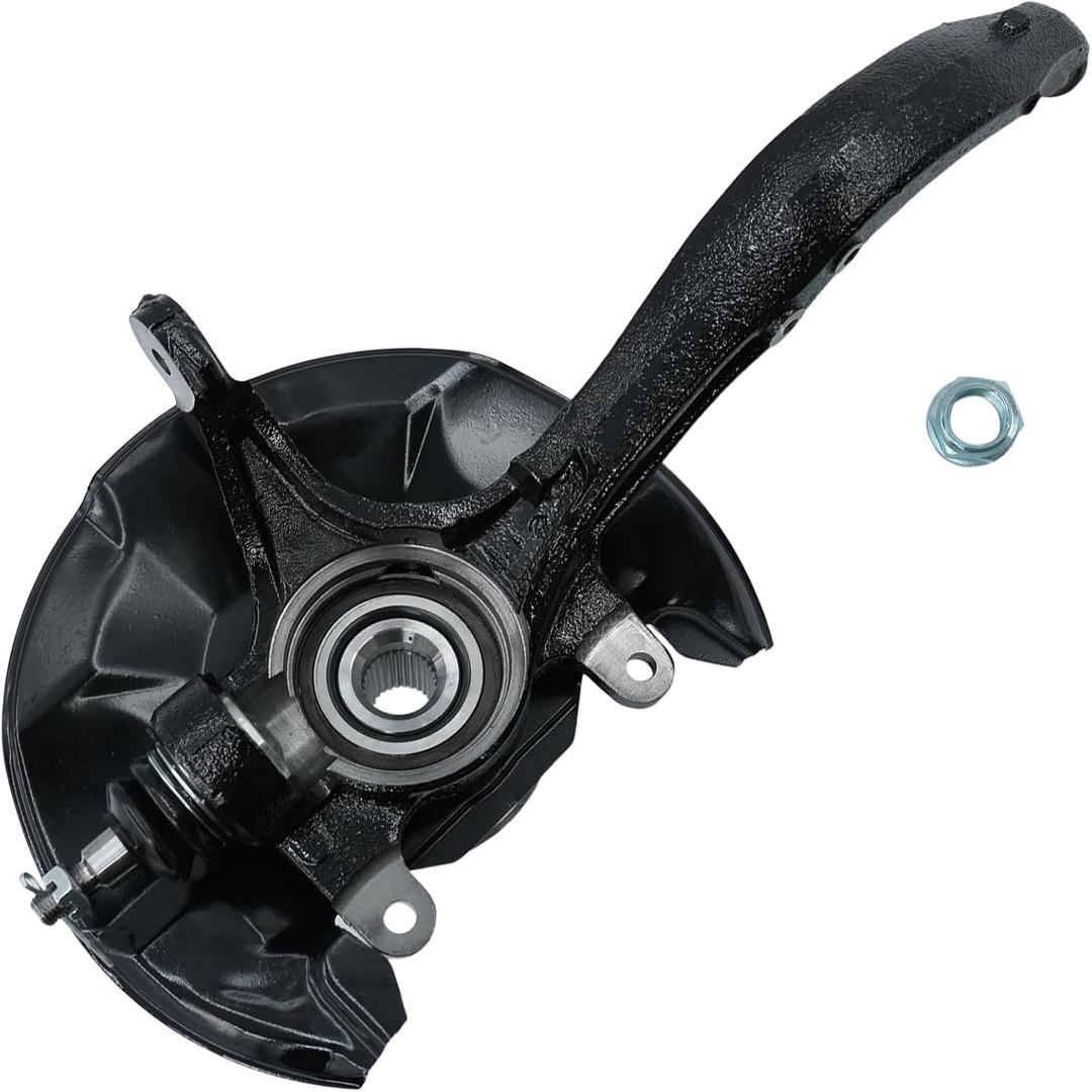 Steering Knuckle and Front Steering Knuckle Wheel Bearing Hub Assembly for 2008-2012 Honda Accord, for 2009-2014 Acura TSX, Front Right Drive Side OE 698-446, 44300TA0A61, LK052, 44300TA0A62