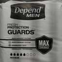 Depend Men fresh protection guards diapers 84 pack x2