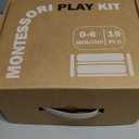 WOODMAM Montessori Toys for Babies 0-6 Months, 9 in 1 Learning Educational Sensory Toys for Newborn 0-3-6 Months, Includes High Contrast Cards, Baby Tissue Box Toy, Spinning Drum, Teether and More