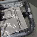 Panta Bed Assist Rail, ASTM F3186, Adjustable, Grey | Foam padded handle, fixing strap, storage bag, fits twin/full/queen/king, portable bed cane