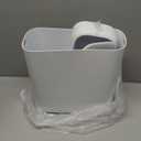 JOYBOS Bathroom Trash Can with Lid, 3 Gallon Small Garbage Can, 10L Dogproof Slim Plastic Narrow Trash Bin with Pop-up Lid for Toilet, Office, Bedroom, Living Room, White