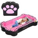 Portable Toddler Floor Bed,Foldable Toddler Travel Bed with Washable Cover for Kids,Soft and Safe