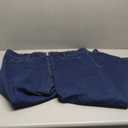 Eytino Women's Plus Size Jeans High Waisted Straight Leg Stretchy Jeans Trendy Casual Loose Denim Pants with Pockets(1X-5X) (4X, Navy Blue)