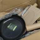 GreenPan Chatham Prime Midnight Hard Anodized Healthy Ceramic Nonstick, 10" and 12" Frying Pan Skillet Set, PFAS-Free, Dishwasher Safe, Oven Safe, Black