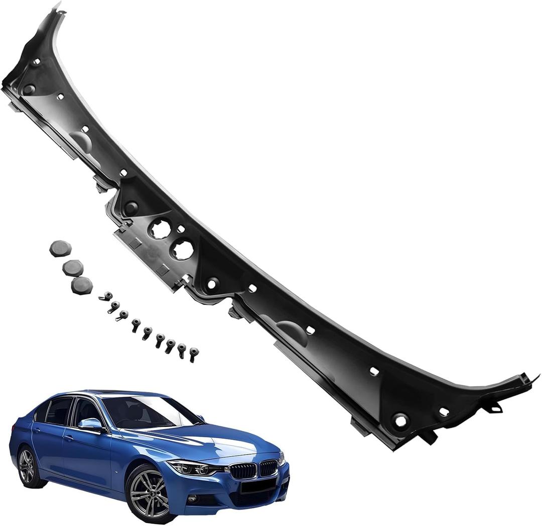 51717258177 Front Windshield Wiper Cowl Cover Panel Compatible with BMW M3 2015-2018, 328i xDrive 2013-2016,335i 2012-2015,328i 2012-2016, Windshield Cowl/Rain Tray,Replaces 51-71-7-258-177