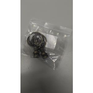 2Pack Cooper Angel Lamp Finials Cap Knob Tapped, 1/4-27 Screw Lamp Shade Decoration Accessories for Table Bedside Floor Light