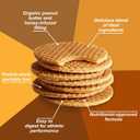 Honey Stinger Organic Peanut Butter Waffle, Energy Stroopwafel for Exercise, Endurance and Performance, Sports Nutrition for Home & Gym, Pre & During Workout, 16.96 Ounces (Pack of 16)