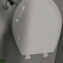 BEMIS 500EC 390 Toilet Seat with Easy Clean & Change Hinges, 1 Pack Round, Cotton White