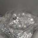 Sratte 94 Pcs Christmas Tree Decorations Set, Christmas Tree Ball Ornaments Glitter Poinsettia Flowers Decorations Glitter Berries Stems for Xmas Holiday Wedding(Silver)