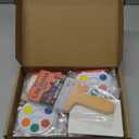 Sabary 24 Set Mini Watercolor Paint Set Gifts Bulk Include Watercolor Painting Kits with Seal Bags and Sheets Glue Points Cards DIY Gifts for Art Party Supplies Favors Birthday