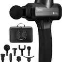 LifePro Massage Gun & Holder (Sold Separately)  Percussion Muscle Massager for Athletes with 8 Heads & 6 Speeds  Deep Tissue Back Muscle Extender for Recovery (1 Count (Pack of 1), Black)