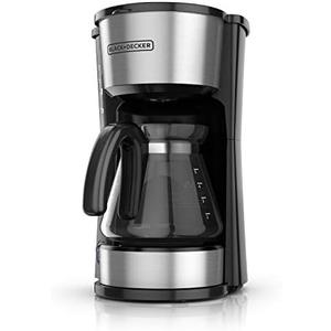 BLACK+DECKER CM0755S 4-in-1 5-Cup Coffee Station Coffeemaker, Stainless Steel