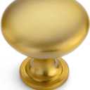 Ravinte 10 Pack Kitchen Cabinet Knobs Dresser Knobs Brused Brass Zinc Drawer Pulls Door Handles for Drawer Cupboard and Dresser