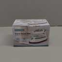 BEAUTURAL Mini Travel Steam Iron for Clothes with Dual Voltage, Temperature Control, Non-Stick Soleplate and Cord Storage, Ideal for Sewing, Quilting and Handcraft (White)